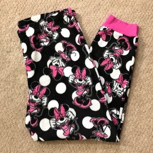Disney Minnie Mouse Fleece Pajama Bottoms
